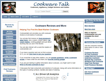 Tablet Screenshot of cookwaretalk.com